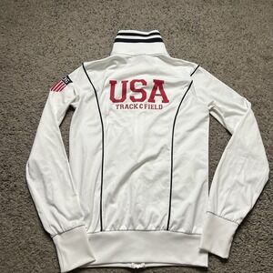 Nike Olympic Trials Track & Field TEAM ISSUED Zip Up JACKET  Women XS